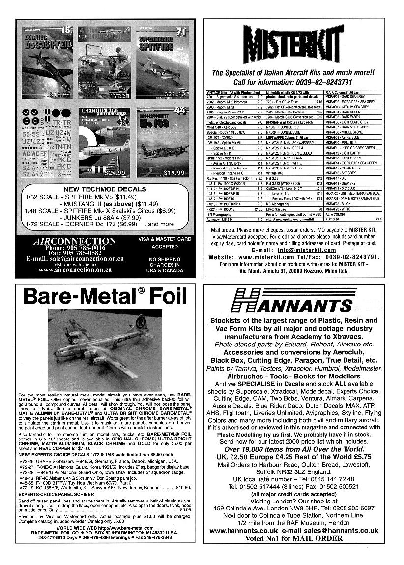 Scale Aviation Modeller International 2001-02